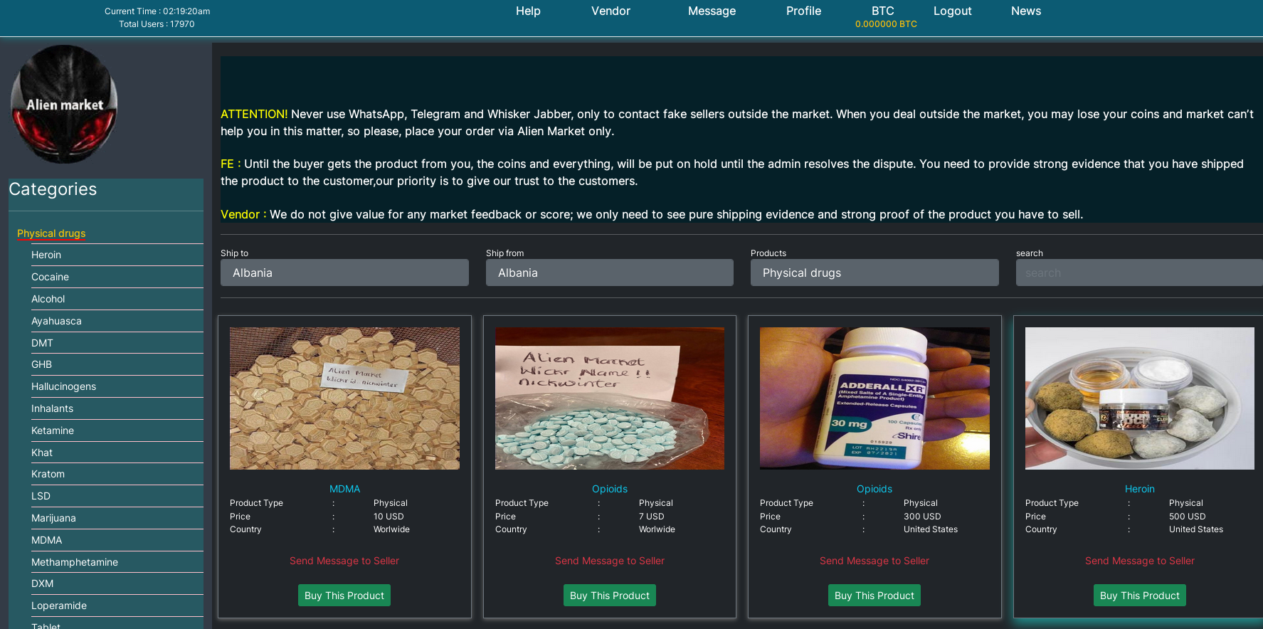 Alien Market Screenshot